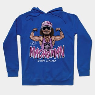 Macho Man Flex Cartoon Hoodie